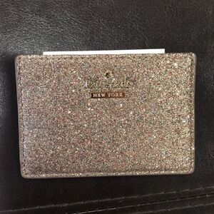 Kate Spade glittery cardholder​​​​​​​​​​​​​​​
